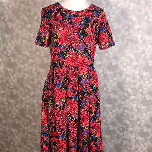 Gorgous floral LuLaRoe Amelia dress
